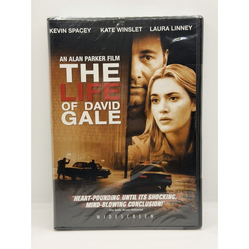The Life of David Gale Widescreen DVD 2003 Kate Winslet Brand New Factory Sealed